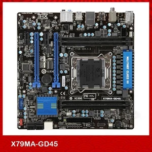 Desktop Motherboard For Msi X79MA-GD45 MS-7738 LGA 2011 DDR3 64GB SATA3 USB2.0/3.0 PCI-E 3.0 Micro ATX Fully Tested Desktop Motherboard For Msi X79MA-GD45 MS-7738 LGA 2011 DDR3 64GB SATA3 USB2.0/3.0 PCI-E 3.0 Micro ATX Fully Tested