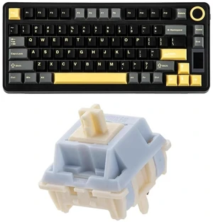 X Aula EA75 MAX Wireless Gaming Keyboard with Screen & Knob+Sorane 39gf Gaming Keyboard Switches Set X Aula EA75 MAX Wireless Gaming Keyboard with Screen & Knob+Sorane 39gf Gaming Keyboard Switches Set