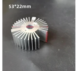 53x22mm Aluminium Heat Sink for 20W 30W 50W 100W High Power COB LED Light 53x22mm Aluminium Heat Sink for 20W 30W 50W 100W High Power COB LED Light