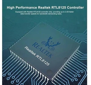 2.5GBase-T PCI Express Network Adapter, with Realtek RTL8125 Controller, Single RJ-45 Port, PCIe 2.1 x1, Support Windows Server/Ubuntu/Centos/Debian 2.5GBase-T PCI Express Network Adapter, with Realtek RTL8125 Controller, Single RJ-45 Port, PCIe 2.1 x1, Support Windows Server/Ubuntu/Centos/Debian