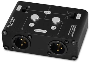 2 Way XLR Balanced Stereo Audio Switcher Passive A/B Mini Switch Box Mixer Sound Splitter (KN102, 1-IN-2-OUT) 2 Way XLR Balanced Stereo Audio Switcher Passive A/B Mini Switch Box Mixer Sound Splitter (KN102, 1-IN-2-OUT)