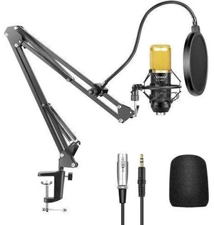Neewer Professional Studio Broadcasting Recording Condenser Microphone & NW- 35 Adjustable Recording Microphone Suspension Scissor Arm Stand with Shock Mount and Mounting Clamp Kit Neewer Professional Studio Broadcasting Recording Condenser Microphone & NW- 35 Adjustable Recording Microphone Suspension Scissor Arm Stand with Shock Mount and Mounting Clamp Kit