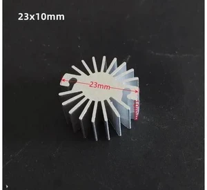 23x10mm Aluminium Heat Sink for 20W 30W 50W 100W High Power COB LED Light 23x10mm Aluminium Heat Sink for 20W 30W 50W 100W High Power COB LED Light