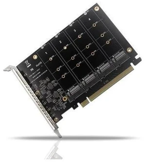 4 Port NVMe to PCI-e Host Controller Expansion Card, Support 2230 2242 2260 2280?M.2 NVME to PCIe X16 Adapter, M Key Hard Drive Converter Reader Expansion Card 4 Port NVMe to PCI-e Host Controller Expansion Card, Support 2230 2242 2260 2280?M.2 NVME to PCIe X16 Adapter, M Key Hard Drive Converter Reader Expansion Card