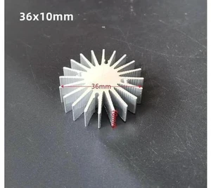 36x10mm Aluminium Heat Sink for 20W 30W 50W 100W High Power COB LED Light 36x10mm Aluminium Heat Sink for 20W 30W 50W 100W High Power COB LED Light