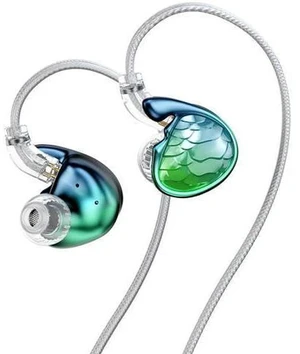 Mermaid Professional-Leve Acoustic Tuning in-Ear Headphone 10mm Glass Diaphragm Dual Magnetic Dynamic Driver Earphone (Green(3.5 mm Cable)) Mermaid Professional-Leve Acoustic Tuning in-Ear Headphone 10mm Glass Diaphragm Dual Magnetic Dynamic Driver Earphone (Green(3.5 mm Cable))