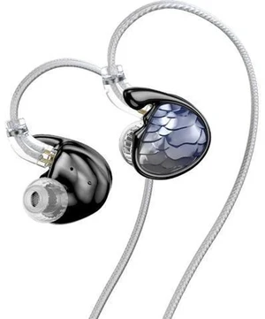 Mermaid Professional-Leve Acoustic Tuning in-Ear Headphone 10mm Glass Diaphragm Dual Magnetic Dynamic Driver Earphone (Purple(4.4 mm Cable)) Mermaid Professional-Leve Acoustic Tuning in-Ear Headphone 10mm Glass Diaphragm Dual Magnetic Dynamic Driver Earphone (Purple(4.4 mm Cable))
