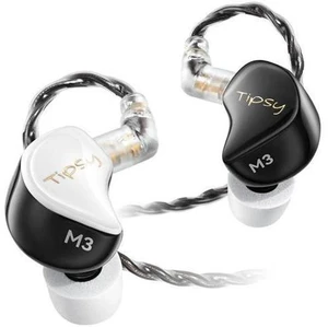 M3 Professional IEM for Musicians, 2BA + 1DD Drivers, 36dB PNC, IPX5, Acoustic-Runway Technology, Skin-Friendly Resin, Detachable 0.78mm 2-pin Cable (No Mic, Black&White) M3 Professional IEM for Musicians, 2BA + 1DD Drivers, 36dB PNC, IPX5, Acoustic-Runway Technology, Skin-Friendly Resin, Detachable 0.78mm 2-pin Cable (No Mic, Black&White)
