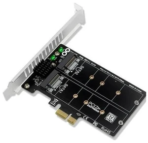 FOR RAID Splitter Expansion Card for PCIE X1 to Dual NGFF M.2 SATA SSD FOR RAID Splitter Expansion Card for PCIE X1 to Dual NGFF M.2 SATA SSD