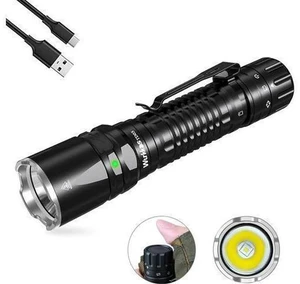 Wurkkos TD03 LED Tactical Flashlight Rechargeable,1800 Lumens IP68 Waterproof EDC Flashlight With Tail Rotary Switch One Click Strobe Flashlight Longest Range 1158 Feet,Emergency LED Flashlight(5000K) Wurkkos TD03 LED Tactical Flashlight Rechargeable,1800 Lumens IP68 Waterproof EDC Flashlight With Tail Rotary Switch One Click Strobe Flashlight Longest Range 1158 Feet,Emergency LED Flashlight(5000K)