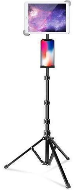 iPad Tripod Stand 65-inch Height Adjustable iPad Stand Holder & iPad Floor Stand with 360° Rotating iPad Tripod Mount for iPad iPad Air iPad Pro 12.9 11 and All 4-14.5 Inch Tablets iPad Tripod Stand 65-inch Height Adjustable iPad Stand Holder & iPad Floor Stand with 360° Rotating iPad Tripod Mount for iPad iPad Air iPad Pro 12.9 11 and All 4-14.5 Inch Tablets