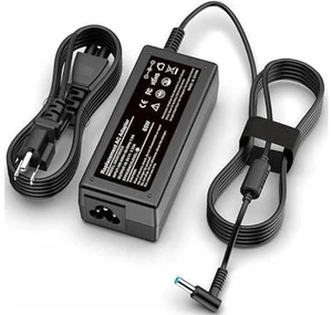 Replacement for HP Laptop Charger 65W 45W Computer Charger Smart Blue Tip Power Adapter Replacement for HP Laptop Charger 65W 45W Computer Charger Smart Blue Tip Power Adapter