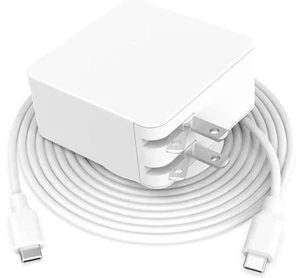 65W Fast Type C Charger Fit for Galaxy Book Laptop Charger for Galaxy Book Pro Pro 360 and More Replacements with USB C Connector Foldable Compact Detachable 7.5ft Cable 65W Fast Type C Charger Fit for Galaxy Book Laptop Charger for Galaxy Book Pro Pro 360 and More Replacements with USB C Connector Foldable Compact Detachable 7.5ft Cable