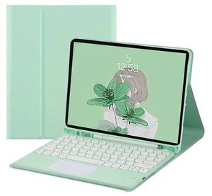 HENGHUI Keyboard Case for Galaxy Tab A7 10.4 inch, Touchpad Cute Round Key Color Keyboard Detachable Bluetooth Keyboard Cover (MintGreen) HENGHUI Keyboard Case for Galaxy Tab A7 10.4 inch, Touchpad Cute Round Key Color Keyboard Detachable Bluetooth Keyboard Cover (MintGreen)