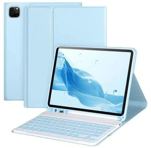 APHBZGE Keyboard Case for iPad Pro 11'' (4th/3rd/2nd/1st Gen), iPad Air (5th/4th Gen) - Detachable Bluetooth Keyboard with Pencil Holder, Blue APHBZGE Keyboard Case for iPad Pro 11'' (4th/3rd/2nd/1st Gen), iPad Air (5th/4th Gen) - Detachable Bluetooth Keyboard with Pencil Holder, Blue