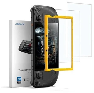 2-Pack Obsidian AR Screen Protector for Steam Deck, Anti-Reflection & Ultra Clear 10H Hardness Easy to Install with Guide Frame Scratch Resistant Tempered Glass for Steam Deck LCD & OLED 2-Pack Obsidian AR Screen Protector for Steam Deck, Anti-Reflection & Ultra Clear 10H Hardness Easy to Install with Guide Frame Scratch Resistant Tempered Glass for Steam Deck LCD & OLED