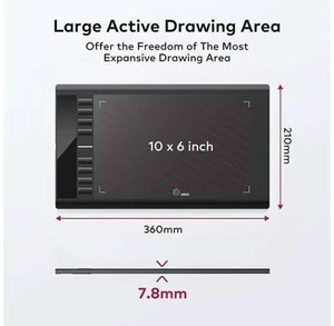 UGEE M708 V3 Graphics Drawing Tablet,10X6 Inches Digital Drawing Tablet with 8 Hot Keys 8192 Levels Pen Compatible with Chromebook, Linux, Windows 7/8/10/11, macOS 10.10 UGEE M708 V3 Graphics Drawing Tablet,10X6 Inches Digital Drawing Tablet with 8 Hot Keys 8192 Levels Pen Compatible with Chromebook, Linux, Windows 7/8/10/11, macOS 10.10