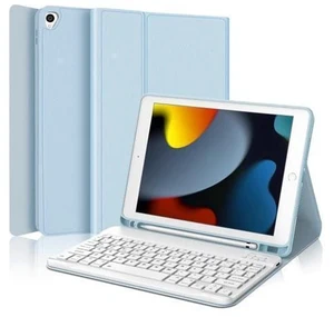 KVAGO Keyboard Case for iPad 10.2" - iPad 9th 8th 7th Generation Case with Keyboard, Backlit Detachable Bluetooth Keyboard, Folio Case for iPad Air 3rd Gen/iPad Pro 10.5" with Pencil Holder, Blue KVAGO Keyboard Case for iPad 10.2" - iPad 9th 8th 7th Generation Case with Keyboard, Backlit Detachable Bluetooth Keyboard, Folio Case for iPad Air 3rd Gen/iPad Pro 10.5" with Pencil Holder, Blue