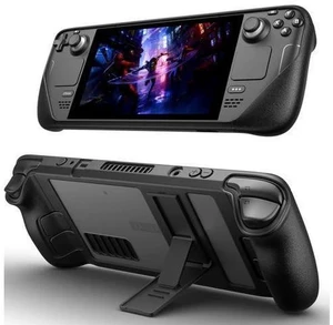 Kickstand Case Compatible with Steam Deck/OLED, PC0105 Upgrade The Adjustable Angle Stand Steam Deck Cover TPU Protective Case, Shock-Absorption, Non-Slip and Anti-Scratch Design Kickstand Case Compatible with Steam Deck/OLED, PC0105 Upgrade The Adjustable Angle Stand Steam Deck Cover TPU Protective Case, Shock-Absorption, Non-Slip and Anti-Scratch Design
