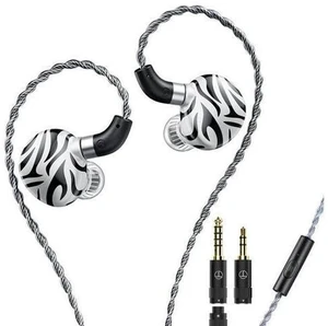 White Tiger Hybrid Dual Dynamic Driver+Planar Diaphragm 0.78 2Pin Headphones (with mic) White Tiger Hybrid Dual Dynamic Driver+Planar Diaphragm 0.78 2Pin Headphones (with mic)