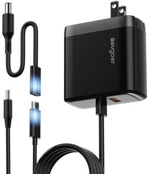 65W Dell Charger for Laptop, Dell Computer Charger USB-C for XPS, Inspiron, Latitude and Vostro Models, Power Cord 4.5 * 3.0 mm and 7.5 * 3.0 mm Compatible with Both 65W 45W (Foldable AC Plug) 65W Dell Charger for Laptop, Dell Computer Charger USB-C for XPS, Inspiron, Latitude and Vostro Models, Power Cord 4.5 * 3.0 mm and 7.5 * 3.0 mm Compatible with Both 65W 45W (Foldable AC Plug)