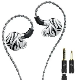 White Tiger Hybrid Dual Dynamic Driver+Planar Diaphragm 0.78 2Pin Headphones (no mic) White Tiger Hybrid Dual Dynamic Driver+Planar Diaphragm 0.78 2Pin Headphones (no mic)