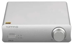 PA3S Power Amplifier MA12070*2 Class D Fully Balanced Single Ended AMP 80W*2 RCA TRS Power Amplifier (Silver) PA3S Power Amplifier MA12070*2 Class D Fully Balanced Single Ended AMP 80W*2 RCA TRS Power Amplifier (Silver)