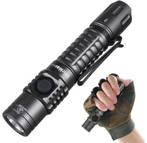Wurkkos Tactical Flashlight, 2000 Lumen Super Bright Flashlight, Rechargeable Flashlight 345m Long Range, Dual Switch, IPX8 Waterproof EDC Flashlight for Emergencies, Camping, Hiking Wurkkos Tactical Flashlight, 2000 Lumen Super Bright Flashlight, Rechargeable Flashlight 345m Long Range, Dual Switch, IPX8 Waterproof EDC Flashlight for Emergencies, Camping, Hiking