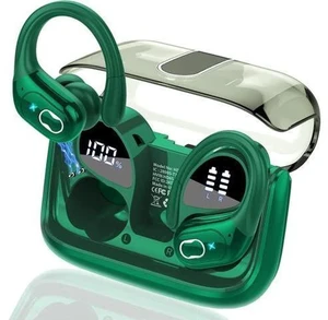 AI Translation Earbuds Real Time, 164 Language Translator Earbud 3-in-1 Bluetooth 5.4 Translator Earbuds with 6 Translation Modes, 75H Translators Headphones with APP for Travel Business, Dark Green AI Translation Earbuds Real Time, 164 Language Translator Earbud 3-in-1 Bluetooth 5.4 Translator Earbuds with 6 Translation Modes, 75H Translators Headphones with APP for Travel Business, Dark Green