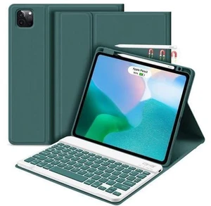 GOKOCO for iPad Pro 11 inch M4 2024 Case with Keyboard-Keyboard Case for iPad Pro 11" 2024 with Pencil Holder,Wireless Detachable Keyboard,Auto Sleep/Wake Function-Dark Green GOKOCO for iPad Pro 11 inch M4 2024 Case with Keyboard-Keyboard Case for iPad Pro 11" 2024 with Pencil Holder,Wireless Detachable Keyboard,Auto Sleep/Wake Function-Dark Green