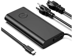 130W USB C Business Laptop Charger Compatible with Dell Inspiron 16 Plus 7640 7630 7620 2-in-1 Slim AC Power Supply Type C Adapter Cord 130W USB C Business Laptop Charger Compatible with Dell Inspiron 16 Plus 7640 7630 7620 2-in-1 Slim AC Power Supply Type C Adapter Cord