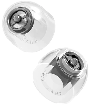 SE100 Invisble Medical Silicone Ear Tips (S/M/L Sizes) - Noise Isolating Ergonomic Eartips for IEMs, Designed for Audiophiles & Musicians (Transparent, Small) SE100 Invisble Medical Silicone Ear Tips (S/M/L Sizes) - Noise Isolating Ergonomic Eartips for IEMs, Designed for Audiophiles & Musicians (Transparent, Small)