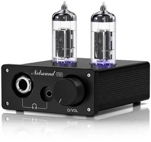 P32 Tube Headphone Amplifier: 1000mW HiFi Desktop Preamp for 24600 Headphones & Home Amps Speakers, 3.5mm/6.35mm Jacks, Swappable Tube & Op-Amp P32 Tube Headphone Amplifier: 1000mW HiFi Desktop Preamp for 24600 Headphones & Home Amps Speakers, 3.5mm/6.35mm Jacks, Swappable Tube & Op-Amp