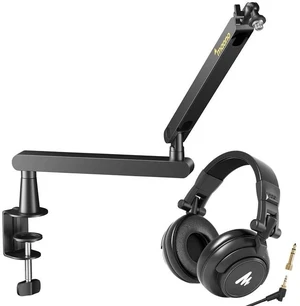50MM Drivers Studio Headphones AU-MH601 with Microphone Arm BA92 50MM Drivers Studio Headphones AU-MH601 with Microphone Arm BA92