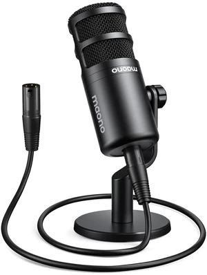 XLR Podcast Microphone, Cardioid Studio Dynamic Metal Mic Compatible with Audio Interface, Audio Mix XLR Podcast Microphone, Cardioid Studio Dynamic Metal Mic Compatible with Audio Interface, Audio Mix