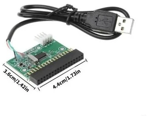 USB Cable Adapter 34P Floppy Connector Includes Power Cable Connector USB Cable Adapter 34P Floppy Connector Includes Power Cable Connector
