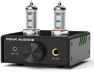P5 Mini Tube Headphone Amplifier: 4.4mm Balanced & 6.35mm Output Preamp for Hi-Fi Desktop StudioDual-Mono DesignOp-Amp Tube RollingAdjustable Gain 16-600 P5 Mini Tube Headphone Amplifier: 4.4mm Balanced & 6.35mm Output Preamp for Hi-Fi Desktop StudioDual-Mono DesignOp-Amp Tube RollingAdjustable Gain 16-600