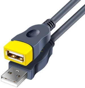 USB 2.0 Tinned Copper Core Aluminum Foil + Magnetic Ring Shielded Eco-friendly PVC Extension Cable 5M USB 2.0 Tinned Copper Core Aluminum Foil + Magnetic Ring Shielded Eco-friendly PVC Extension Cable 5M