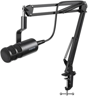 XLR Podcast Dynamic Microphone, Cardioid Studio Metal Mic with Boom Arm, Compatible with Audio Inter XLR Podcast Dynamic Microphone, Cardioid Studio Metal Mic with Boom Arm, Compatible with Audio Inter