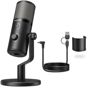 USB Microphone for Gaming Streaming, Podcast Condenser mic with 3 Polar Patterns Software for Twitch USB Microphone for Gaming Streaming, Podcast Condenser mic with 3 Polar Patterns Software for Twitch
