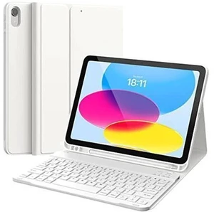 CHESONA Keyboard Case for iPad 10th Generation 10.9inch - 2022, Detachable Bluetooth Keyboard, Stand Folio Keyboard Cover with Pencil Holder, Rechargeable Keyboard for New iPad 10th Gen 2022,White CHESONA Keyboard Case for iPad 10th Generation 10.9inch - 2022, Detachable Bluetooth Keyboard, Stand Folio Keyboard Cover with Pencil Holder, Rechargeable Keyboard for New iPad 10th Gen 2022,White