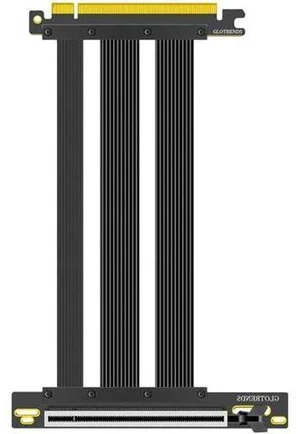 WISDUM 300mm PCIe 5.0 Riser Cable for RTX5090 RTX4090 RX9070 RX7900, Compatible with PCIe 5.0/4.0 GPUs, 90 Degree Right Angle for Vertical GPU Mount WISDUM 300mm PCIe 5.0 Riser Cable for RTX5090 RTX4090 RX9070 RX7900, Compatible with PCIe 5.0/4.0 GPUs, 90 Degree Right Angle for Vertical GPU Mount