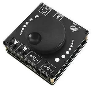 XY-AP50L 40W50W*2 Stereo Bluetooth Digital Power Amplifier Board 12V/24V2.0 Dual Channel Knob Volume Adjustment Switch XY-AP50L 40W50W*2 Stereo Bluetooth Digital Power Amplifier Board 12V/24V2.0 Dual Channel Knob Volume Adjustment Switch