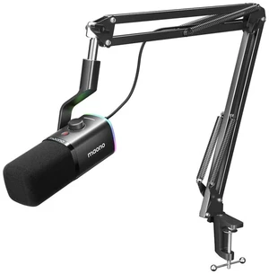 XLR/USB Gaming Microphone with BA20 Boom Arm, PC Computer Gaming Streaming Mic with RGB Light, Mute XLR/USB Gaming Microphone with BA20 Boom Arm, PC Computer Gaming Streaming Mic with RGB Light, Mute