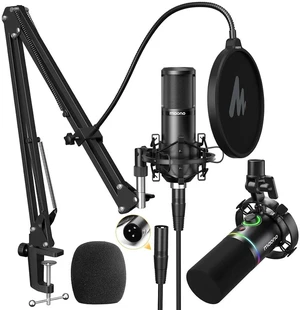 XLR Condenser Podcast Microphone PM320S with XLR/USB Dynamic Gaming Microphone PD200X for Streaming, XLR Condenser Podcast Microphone PM320S with XLR/USB Dynamic Gaming Microphone PD200X for Streaming,