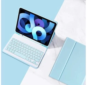 YEEHi Keyboard Case for iPad Pro 12.9 6th Generation 2022, iPad 12.9 inch 5th 4th 3rd Generation Keyboard Case Cute Color Keyboard Detachable Bluetooth Keyboard Cover with Pencil Holder (LightBlue) YEEHi Keyboard Case for iPad Pro 12.9 6th Generation 2022, iPad 12.9 inch 5th 4th 3rd Generation Keyboard Case Cute Color Keyboard Detachable Bluetooth Keyboard Cover with Pencil Holder (LightBlue)