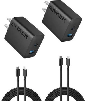 iPhone 16 Charger USB C Charger Block 2-Pack 20W Fast Wall Charger for 16/16 Pro/Pro Max / iPad Pro and More with 2 Pack 5 ft USB-C Cable iPhone 16 Charger USB C Charger Block 2-Pack 20W Fast Wall Charger for 16/16 Pro/Pro Max / iPad Pro and More with 2 Pack 5 ft USB-C Cable