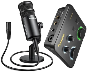 USB Audio Interface for PC & XLR Dynamic Microphone: Interface with XLR Input 24-bit/192kHz Routing USB Audio Interface for PC & XLR Dynamic Microphone: Interface with XLR Input 24-bit/192kHz Routing