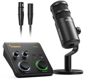 USB Audio Interface for PC: Interface with XLR Microphone 24-bit/192kHz Routing Software LOOPBACK AS USB Audio Interface for PC: Interface with XLR Microphone 24-bit/192kHz Routing Software LOOPBACK AS