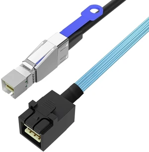 SFF-8644 to SFF-8643 SAS Cable,2M/6.56FT Mini SAS HD to Mini SAS Adapter for HDD/SSD Storage, RAID Arrays, Servers, Data Centers - Durable Data Transfer Extension Cable SFF-8644 to SFF-8643 SAS Cable,2M/6.56FT Mini SAS HD to Mini SAS Adapter for HDD/SSD Storage, RAID Arrays, Servers, Data Centers - Durable Data Transfer Extension Cable
